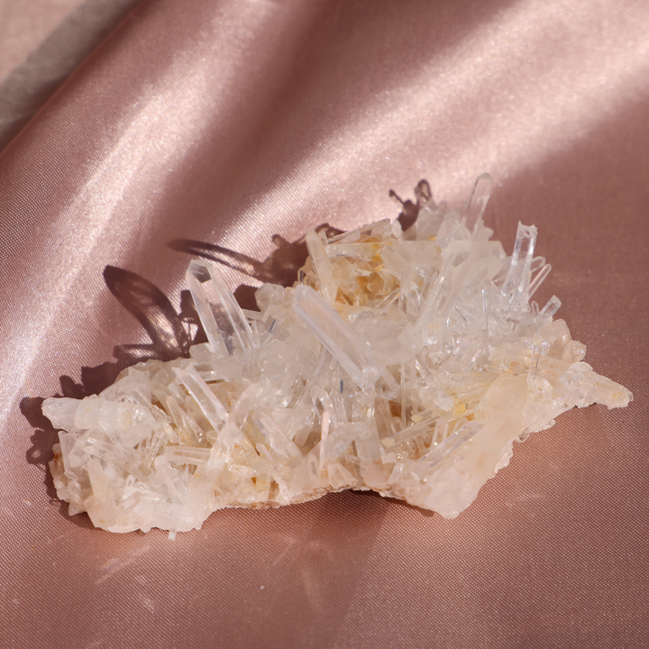 Raw Colombian Needle Quartz Cluster - Enchantia Muse