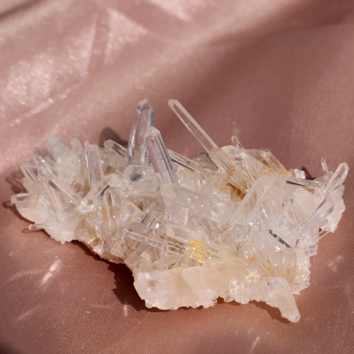 Raw Colombian Needle Quartz Cluster - Enchantia Muse