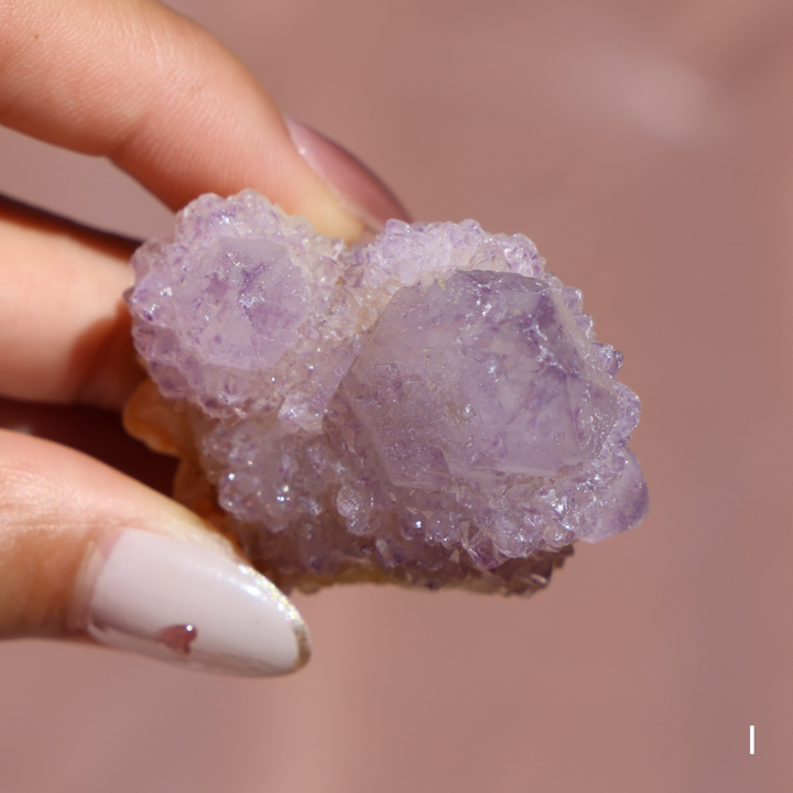 Spirit Quartz Amethyst Cluster - Enchantia Muse