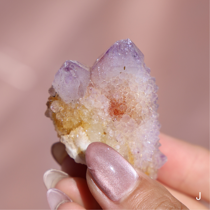 Spirit Quartz Amethyst Cluster - Enchantia Muse