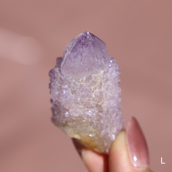 Spirit Quartz Amethyst Cluster - Enchantia Muse