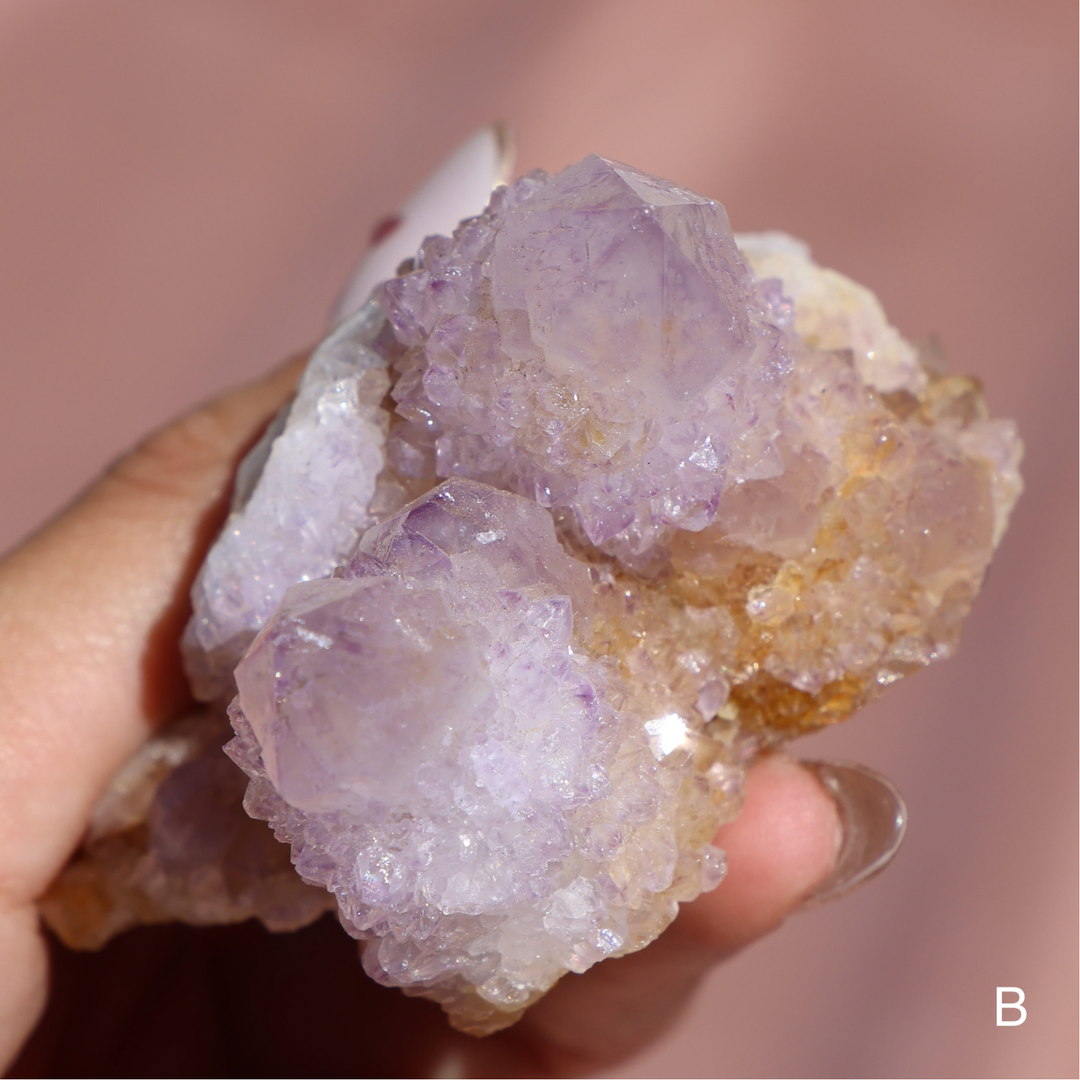 Spirit Quartz Amethyst Cluster - Enchantia Muse