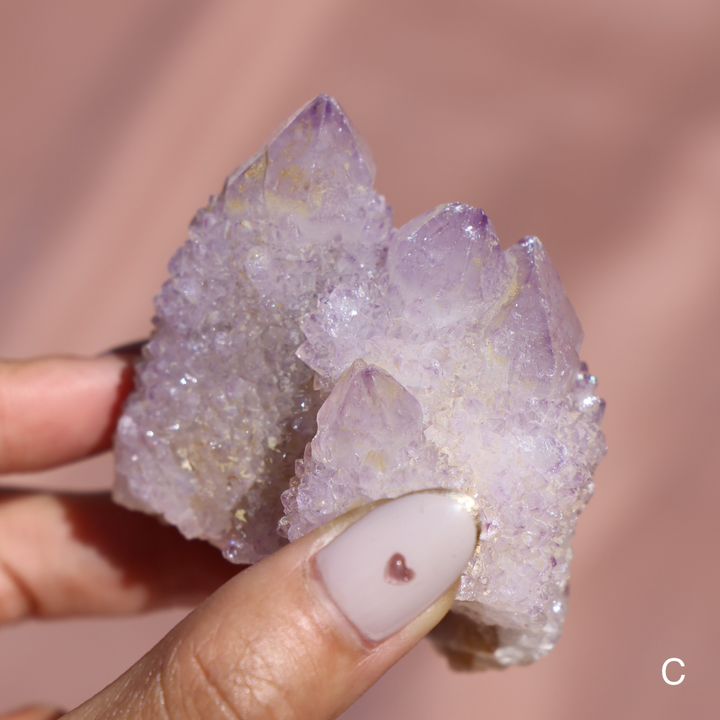 Spirit Quartz Amethyst Cluster - Enchantia Muse