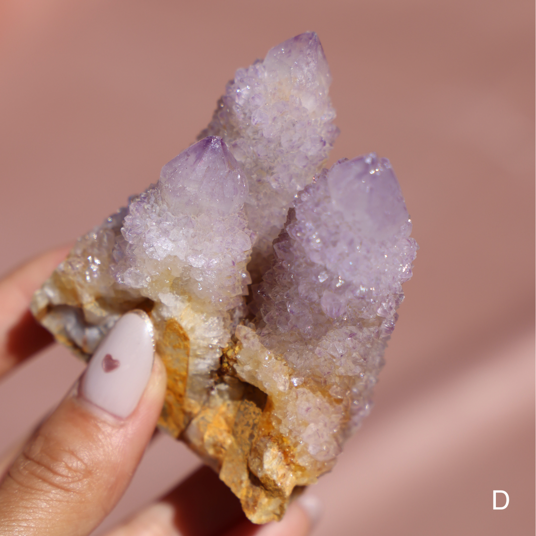 Spirit Quartz Amethyst Cluster - Enchantia Muse