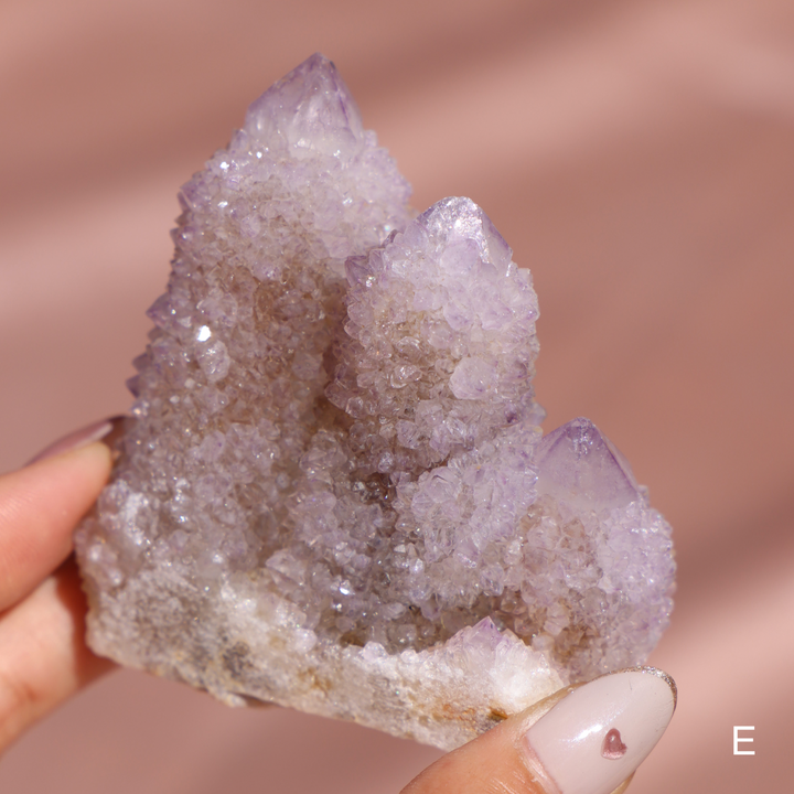 Spirit Quartz Amethyst Cluster - Enchantia Muse