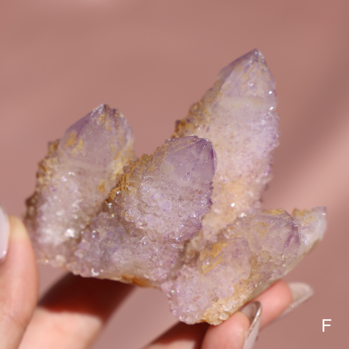 Spirit Quartz Amethyst Cluster - Enchantia Muse