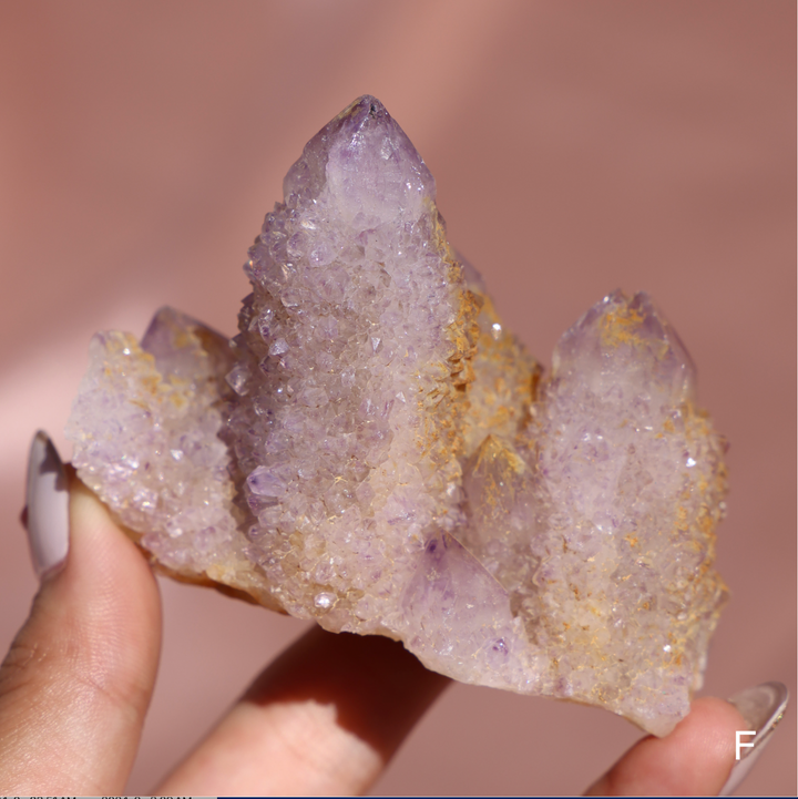 Spirit Quartz Amethyst Cluster - Enchantia Muse