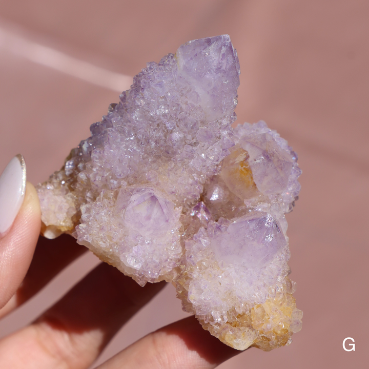 Spirit Quartz Amethyst Cluster - Enchantia Muse