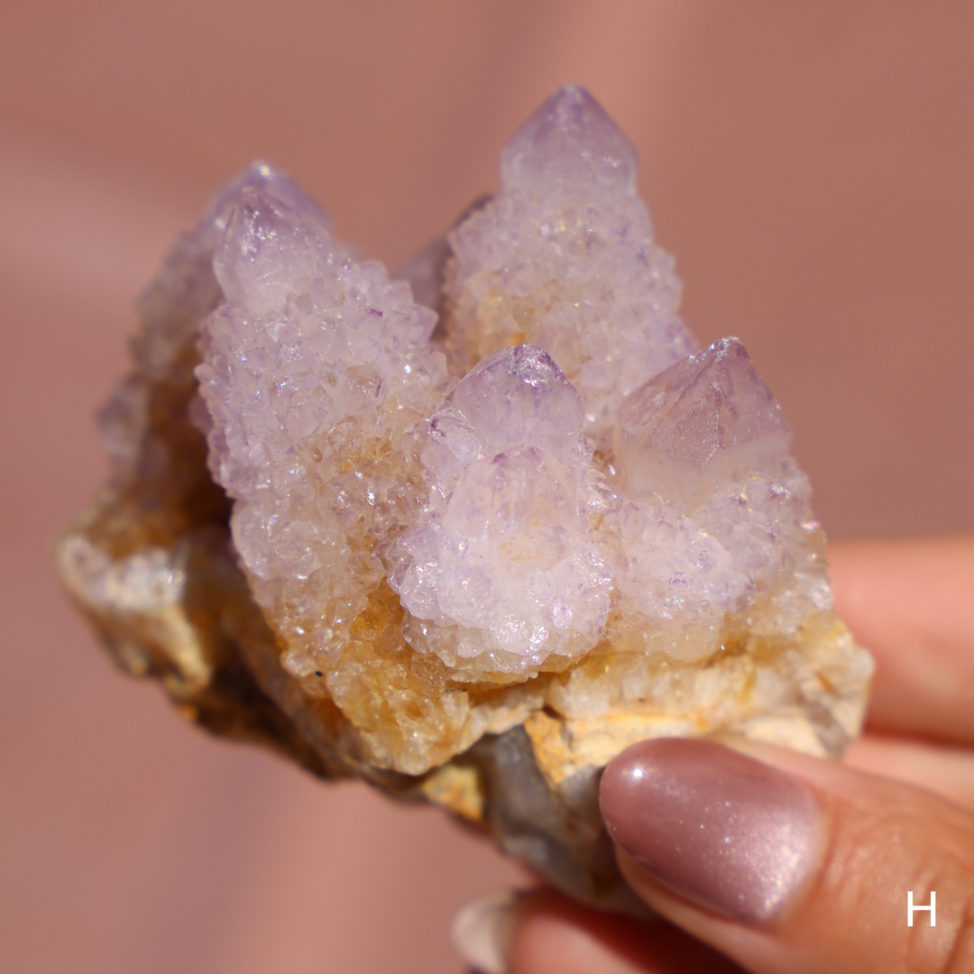 Spirit Quartz Amethyst Cluster - Enchantia Muse