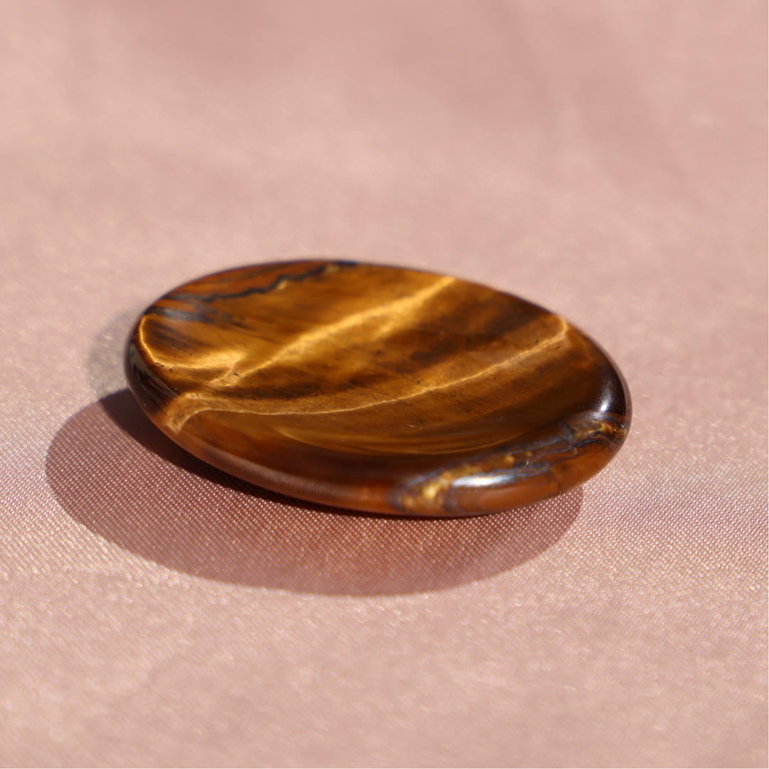 Tiger's Eye Worry Stone - Enchantia Muse