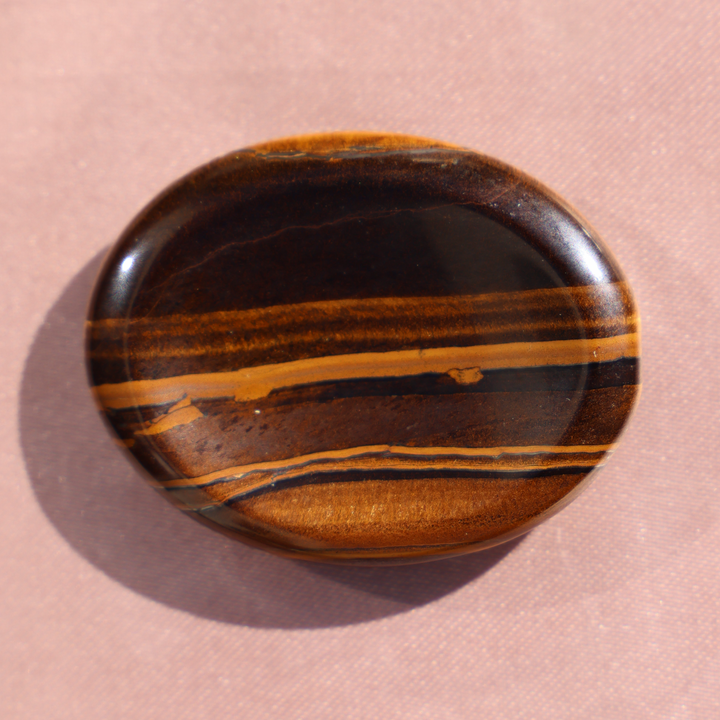 Tiger's Eye Worry Stone - Enchantia Muse