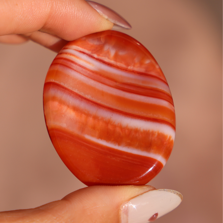 Carnelian Worry Stone - Enchantia Muse