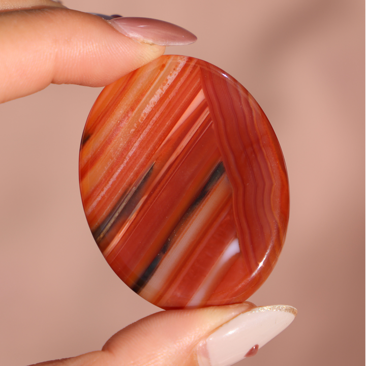 Carnelian Worry Stone - Enchantia Muse