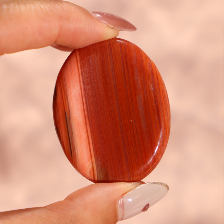 Carnelian Worry Stone - Enchantia Muse