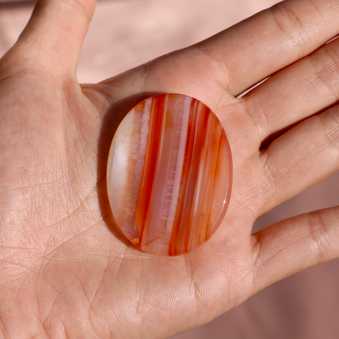 Carnelian Worry Stone - Enchantia Muse