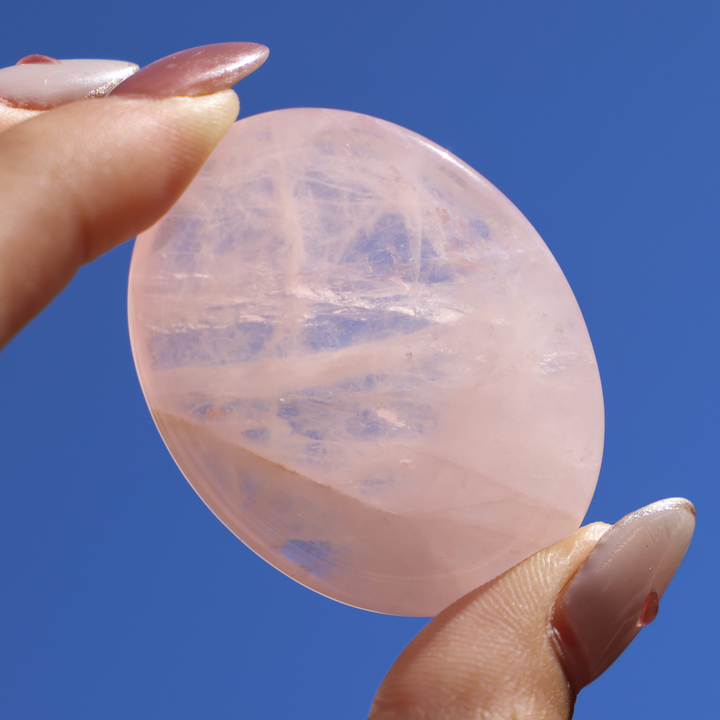 Rose Quartz Worry Stone - Enchantia Muse