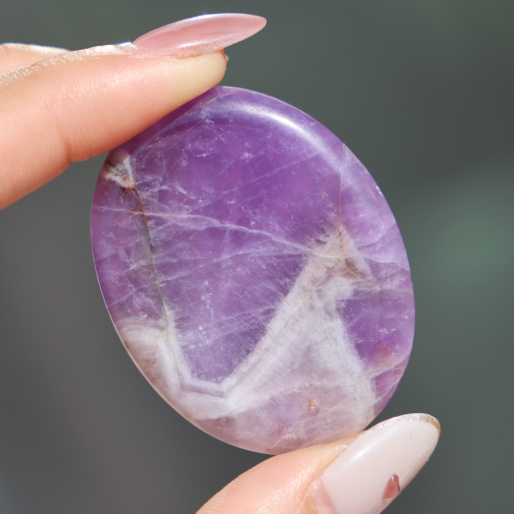 Amethyst Worry Stone - Enchantia Muse