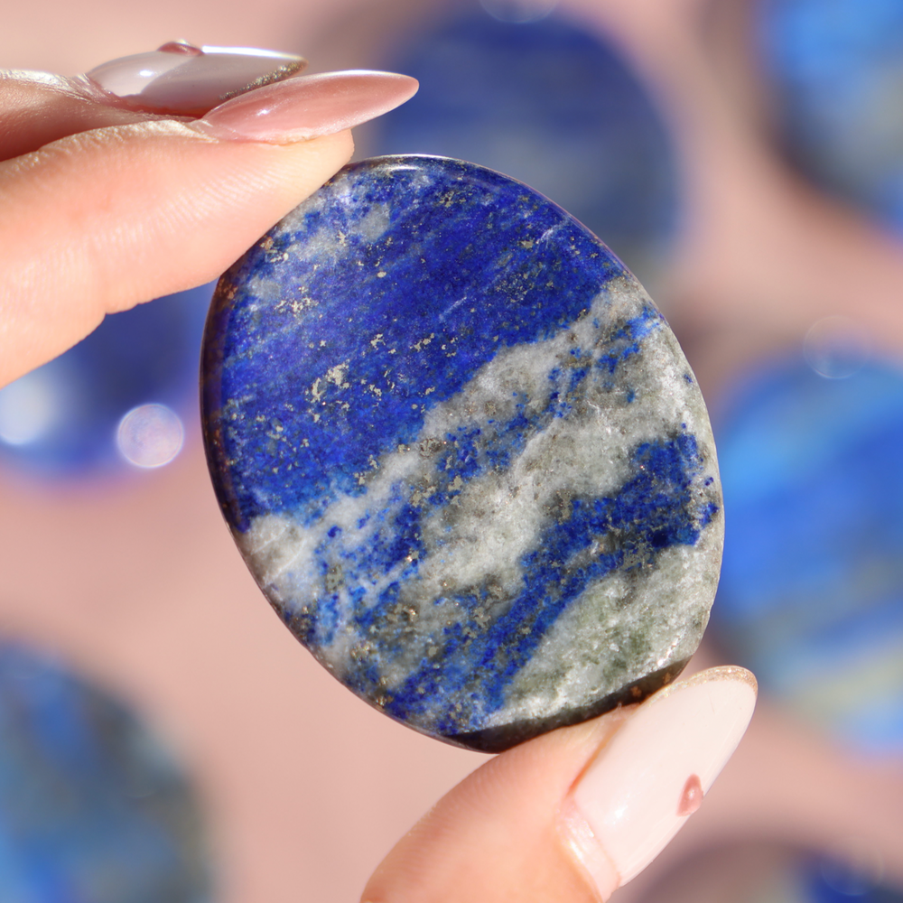 Lapis Lazuli Worry Stone - Enchantia Muse