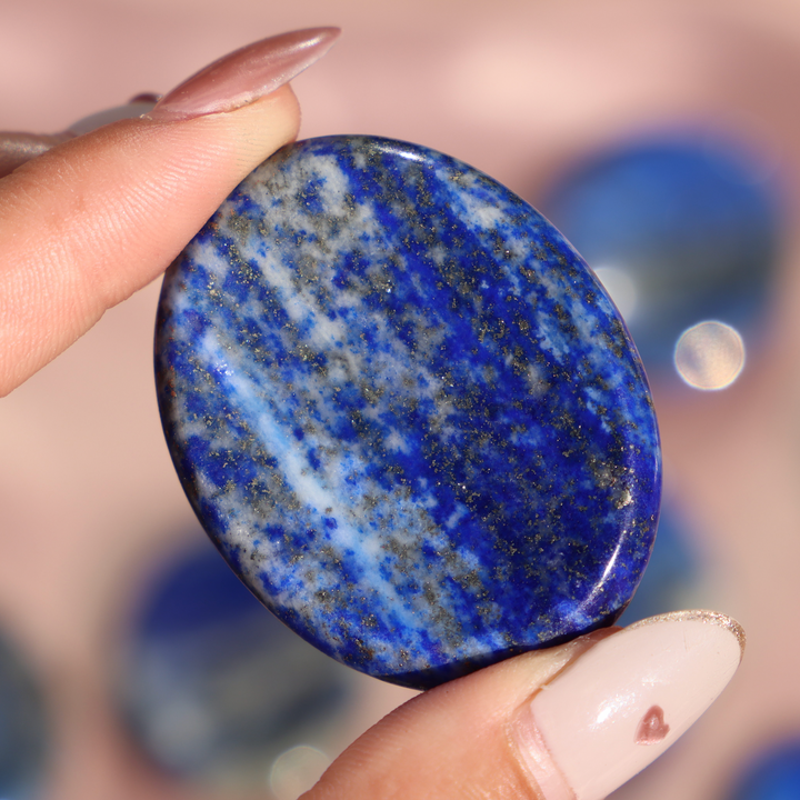 Lapis Lazuli Worry Stone - Enchantia Muse