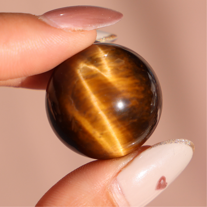 Tiger's Eye Mini Sphere - Enchantia Muse