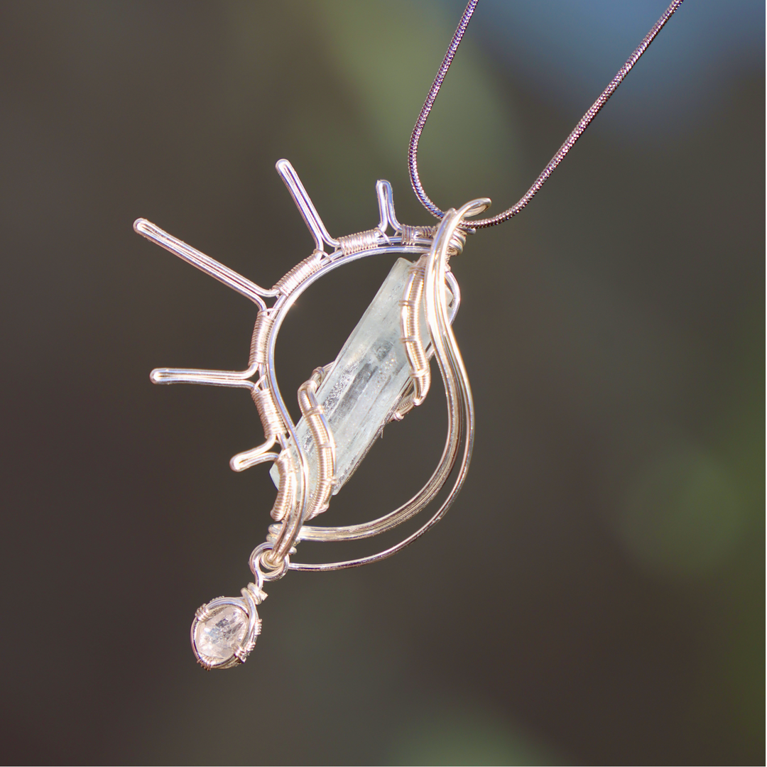 'Oceansong' Aquamarine Necklace - Enchantia Muse