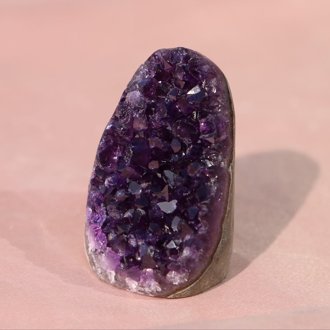 High Quality Uruguay Amethyst Cut Base - Enchantia Muse