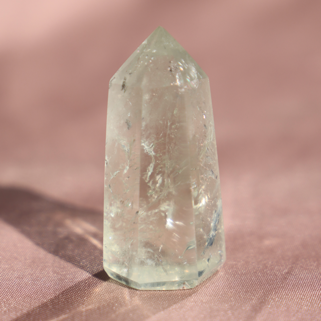 Prasiolite Green Quartz Tower - Mini - Enchantia Muse