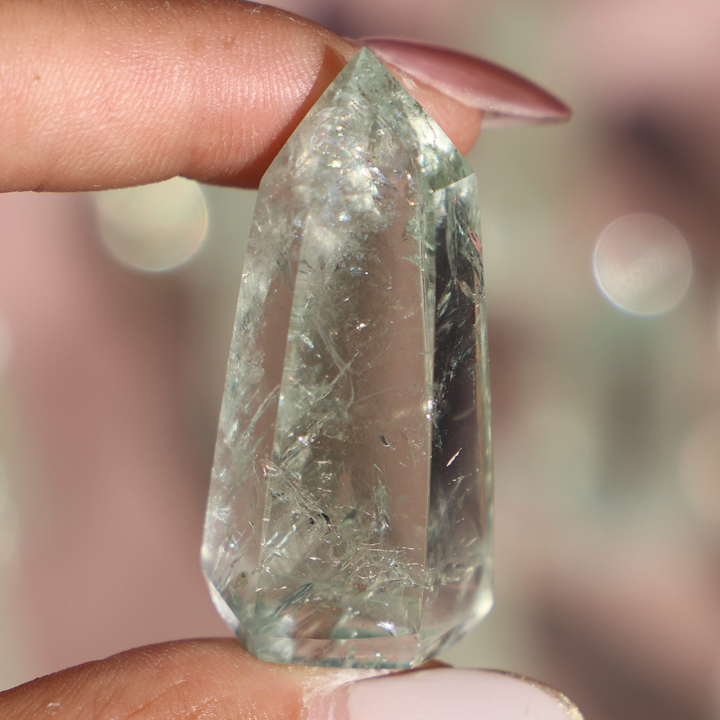 Prasiolite Green Quartz Tower - Mini - Enchantia Muse