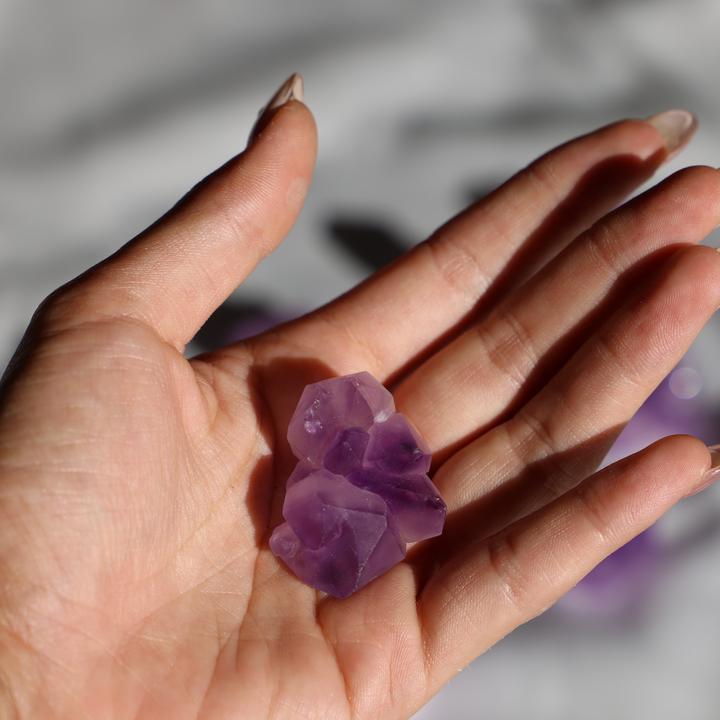 Amethyst Flower Mini Cluster - Enchantia Muse