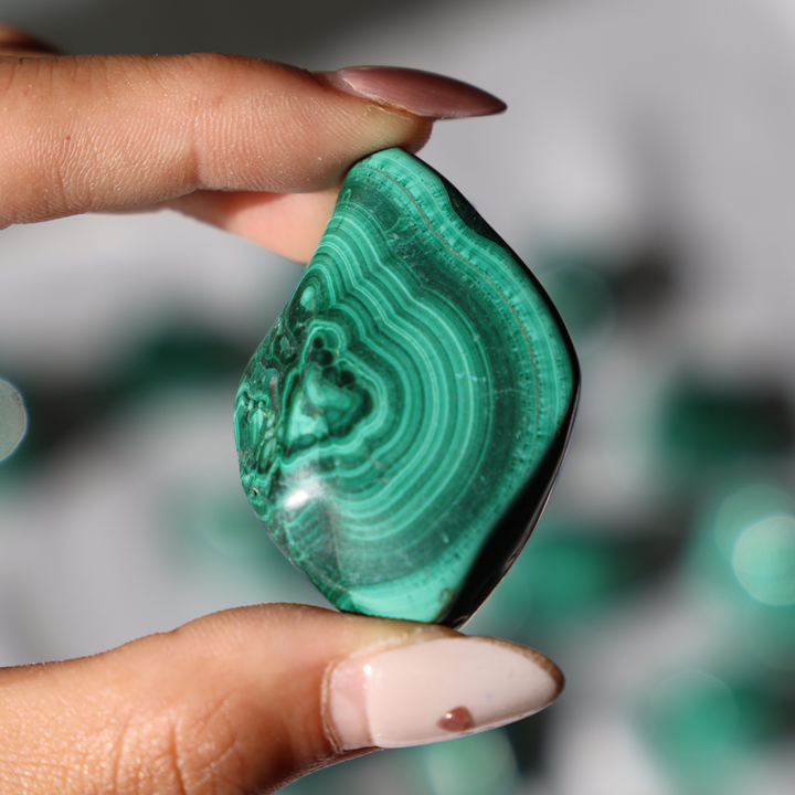 Malachite Tumble Stone - Enchantia Muse