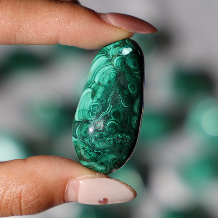 Malachite Tumble Stone - Enchantia Muse