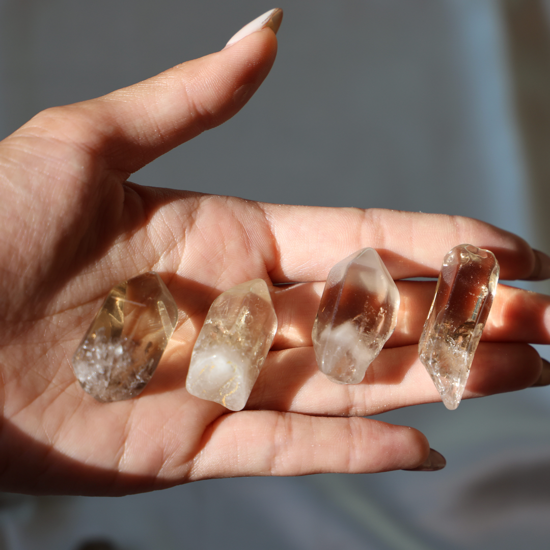 Natural Citrine Tumbled Point - Enchantia Muse