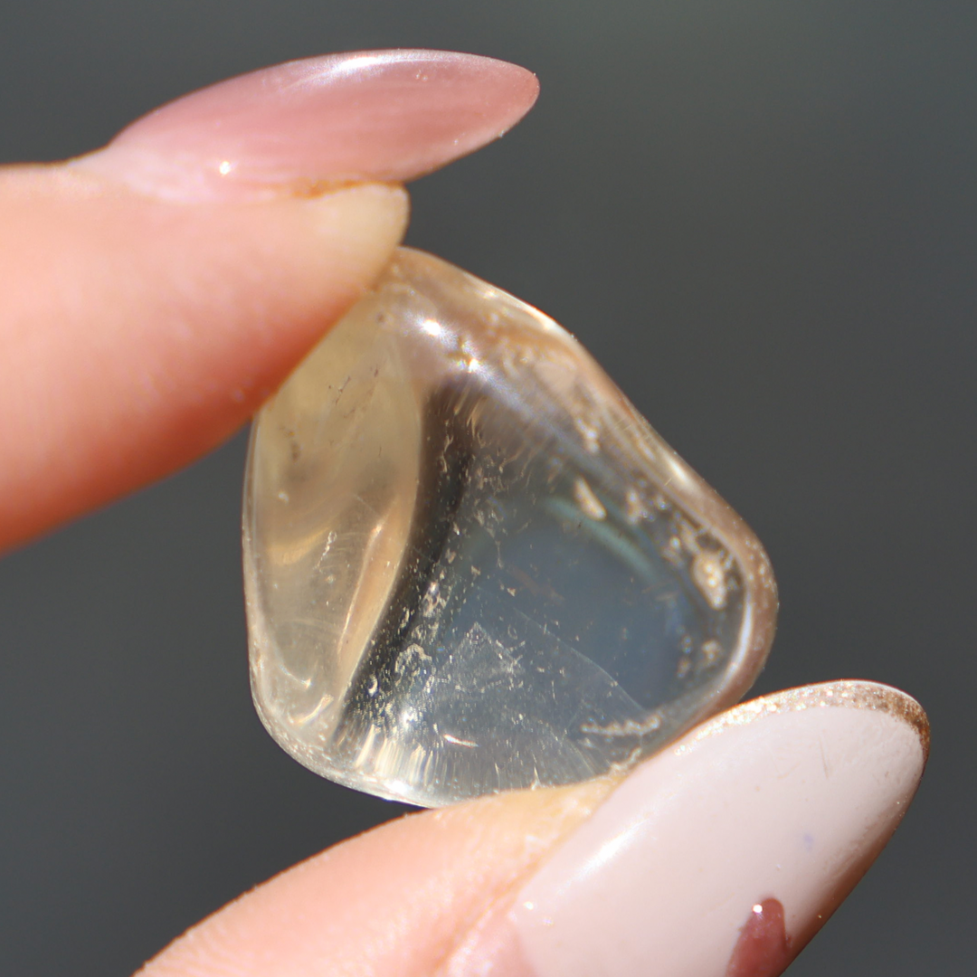 Tiny Natural Citrine Tumble Stone - Enchantia Muse