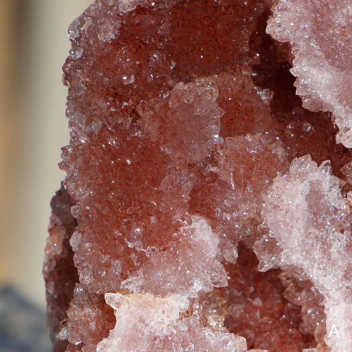 'BERRY' Small Druzy Pink Amethyst Tower - Enchantia Muse