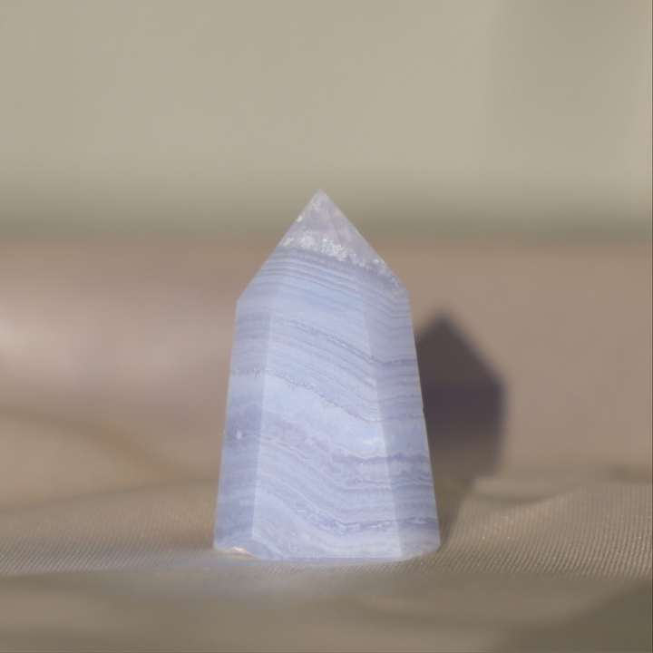 Blue Lace Agate Mini Tower - Enchantia Muse