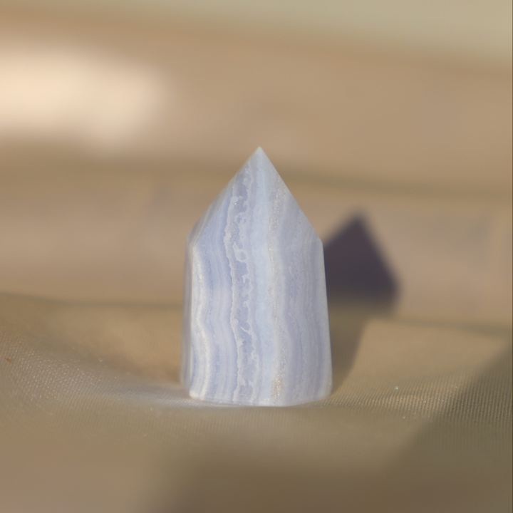 Blue Lace Agate Mini Tower - Enchantia Muse