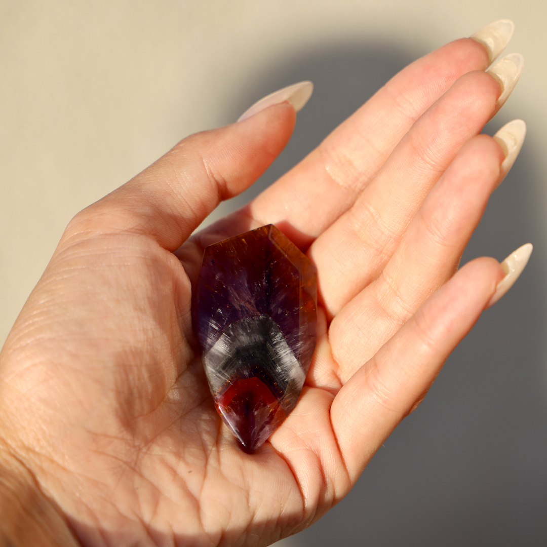 Rare Auralite 23 Polished Slab