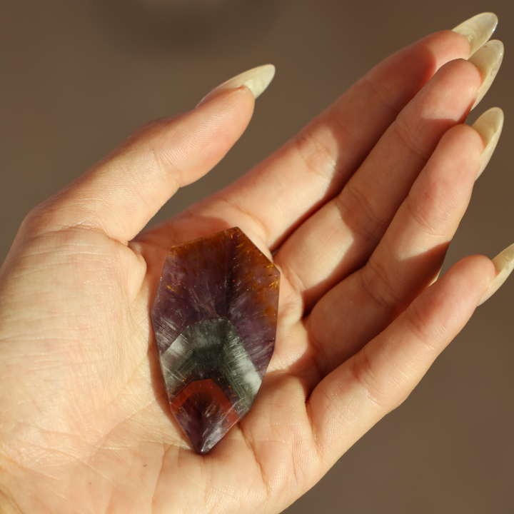 Rare Auralite 23 Polished Slab