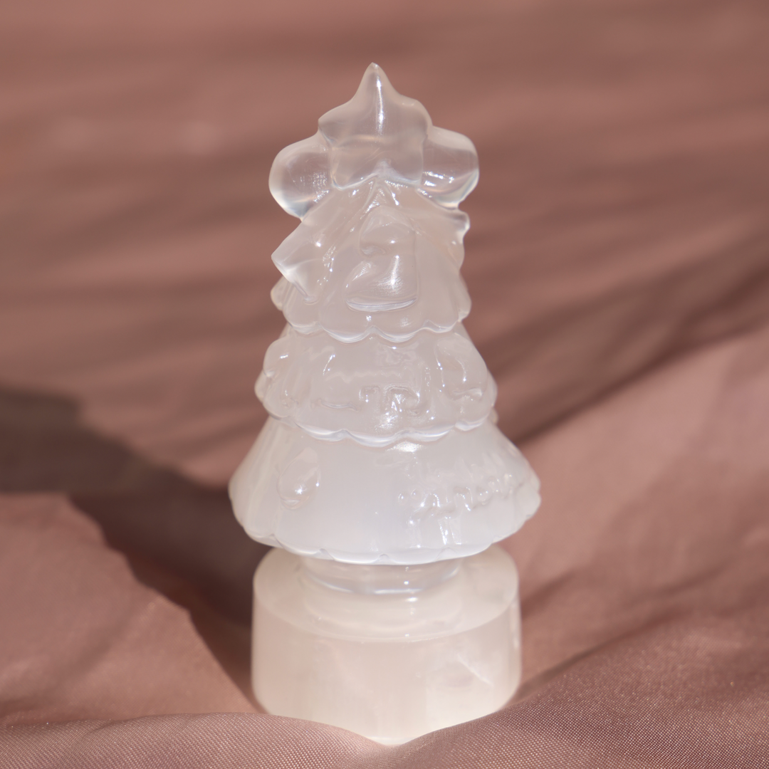 Selenite Crystal Christmas Tree