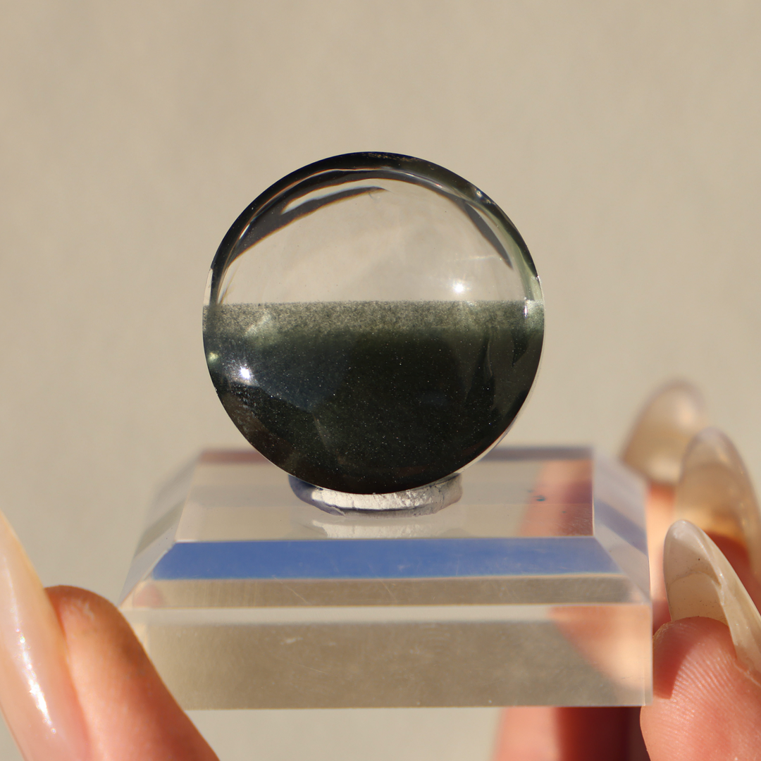 'HORIZON' Unique Green Phantom Quartz