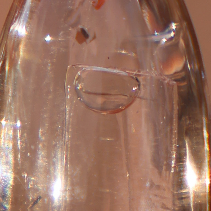 Rare Enhydro Quartz with Fast Moving Water Bubble