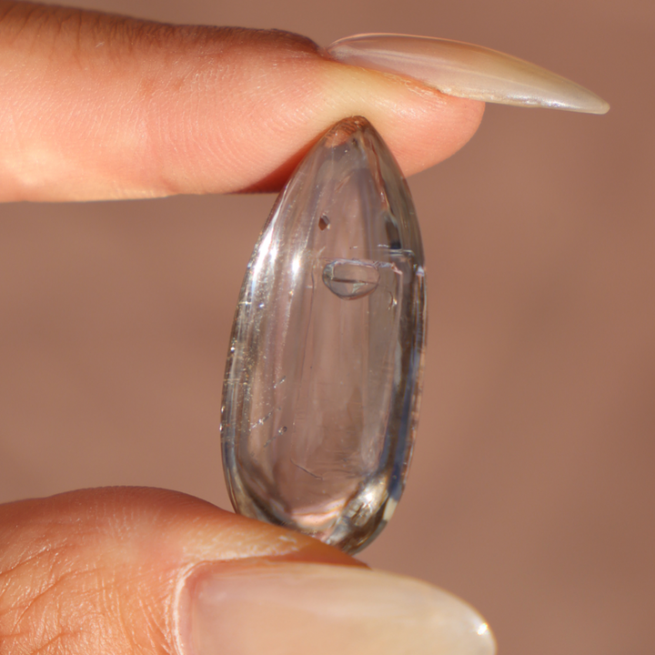 Rare Enhydro Quartz with Fast Moving Water Bubble