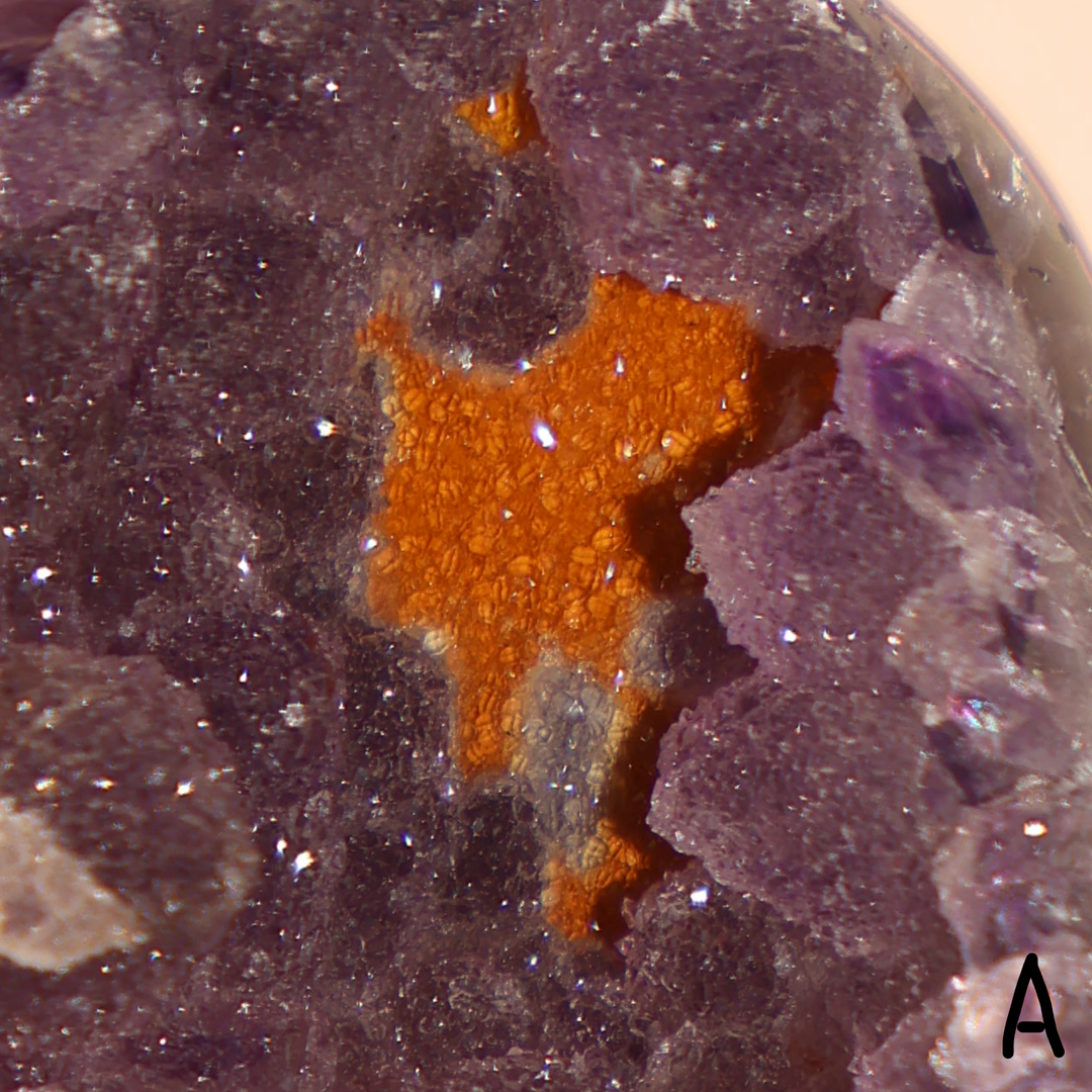 'PATCH' Bi-color Sugar Druzy Amethyst Cut Base