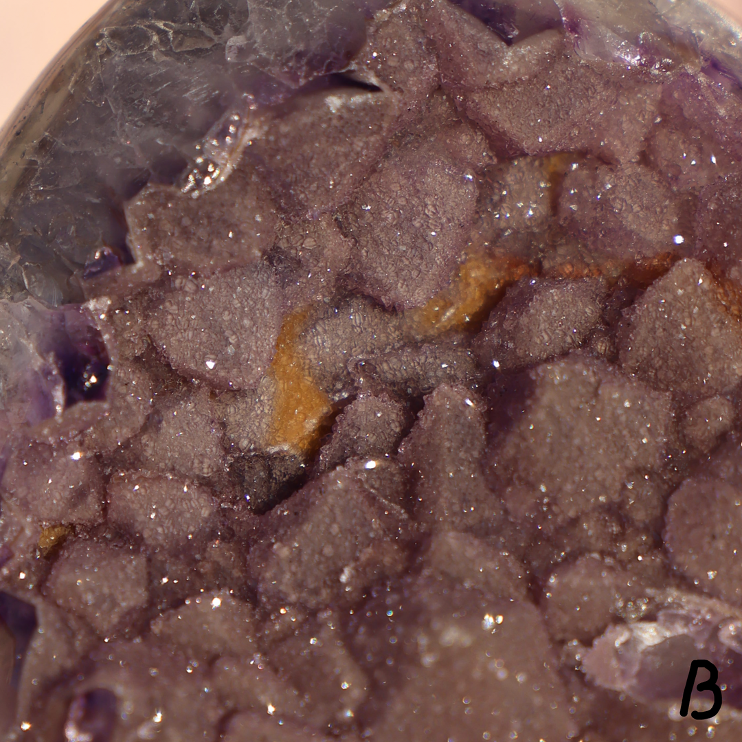 'PATCH' Bi-color Sugar Druzy Amethyst Cut Base