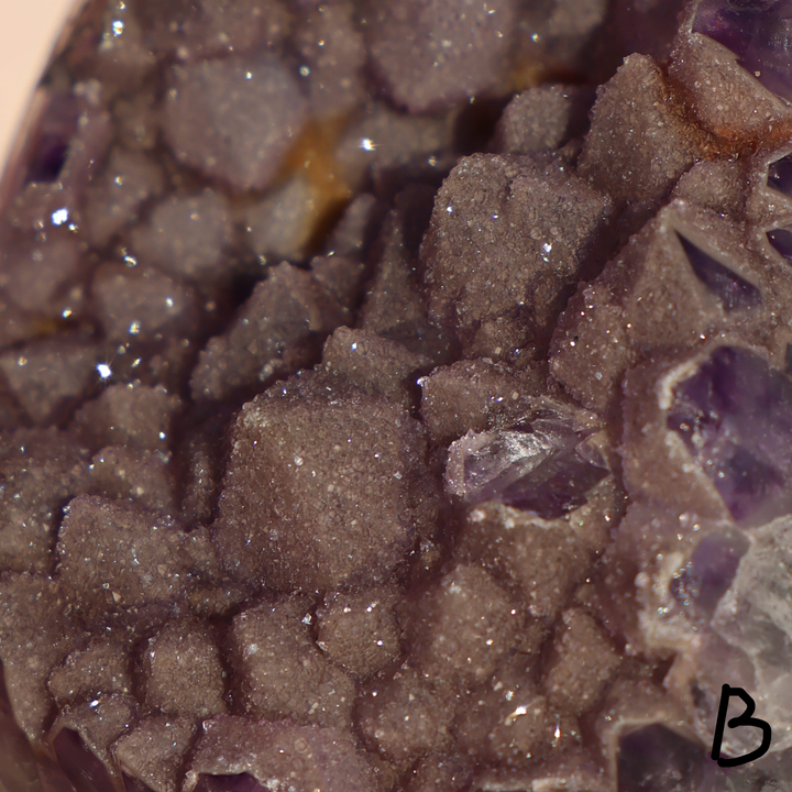 'PATCH' Bi-color Sugar Druzy Amethyst Cut Base