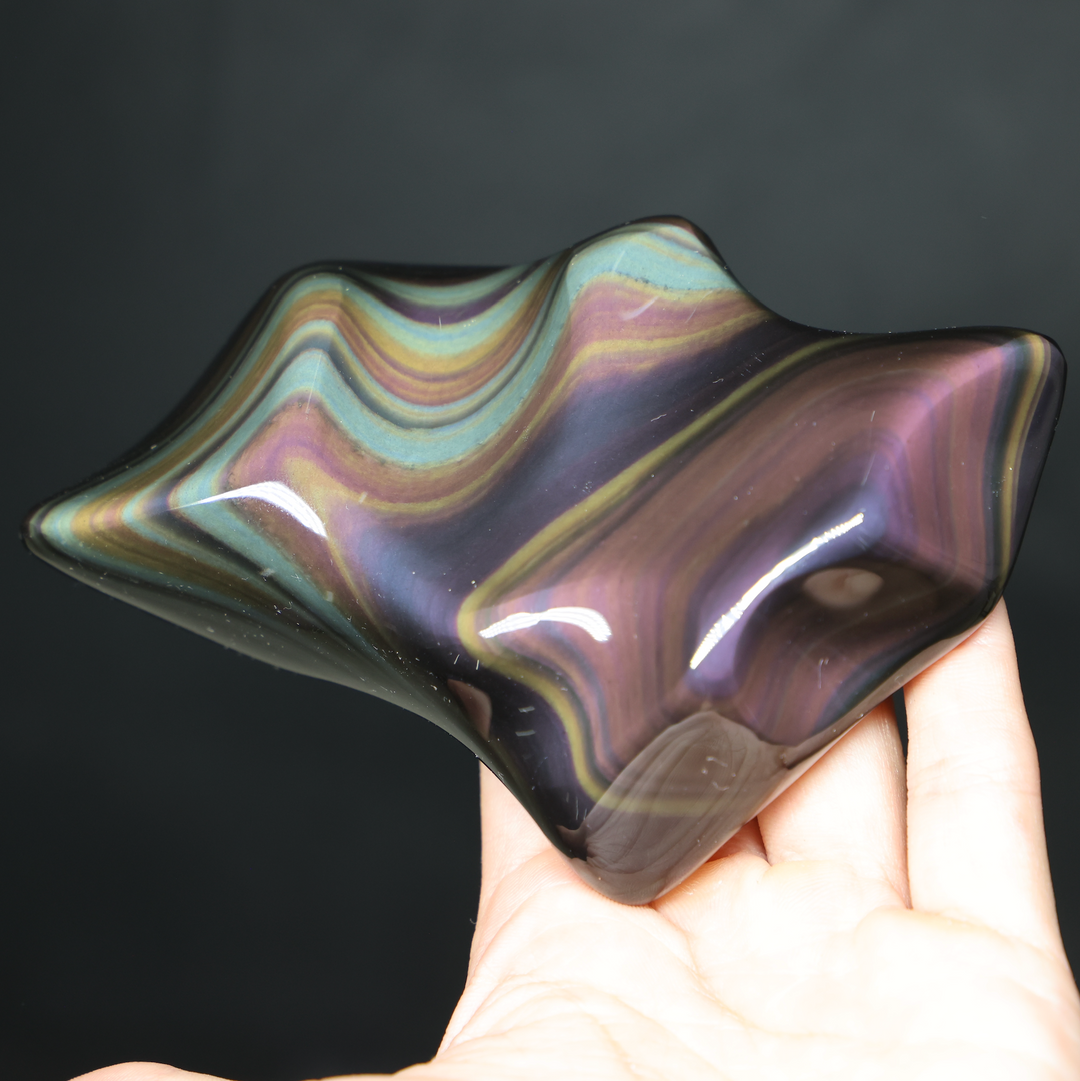 Highest Grade Rainbow Obsidian Free Form #3
