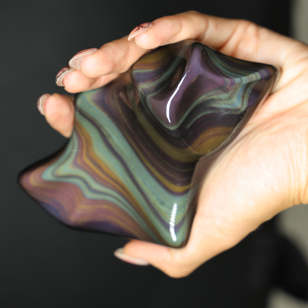 Highest Grade Rainbow Obsidian Free Form #3