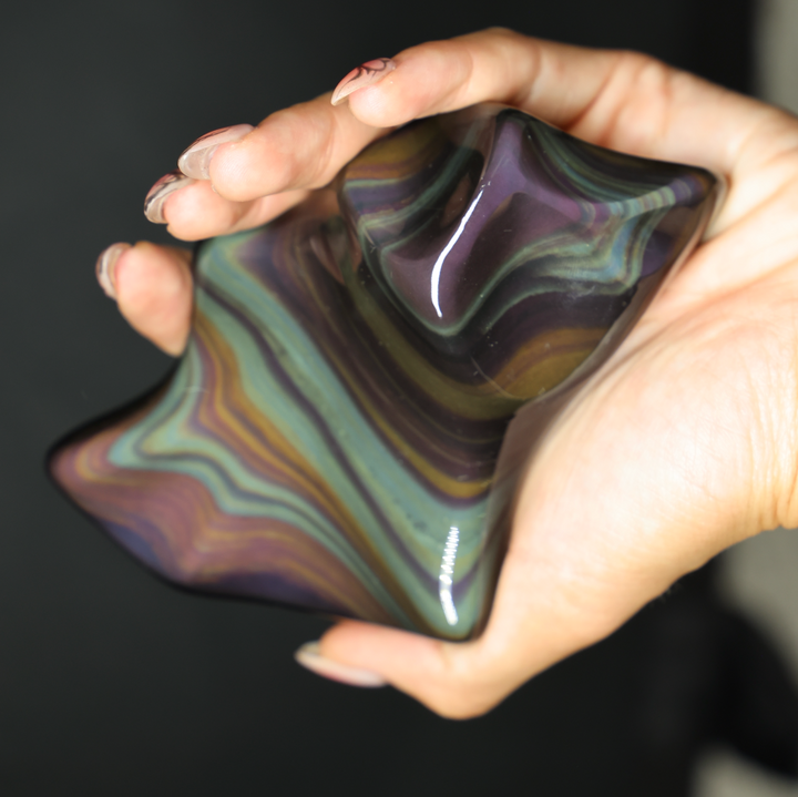Highest Grade Rainbow Obsidian Free Form #3