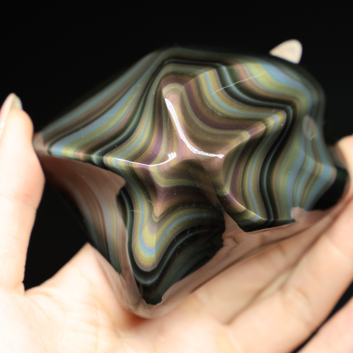 Highest Grade Rainbow Obsidian Free Form #2