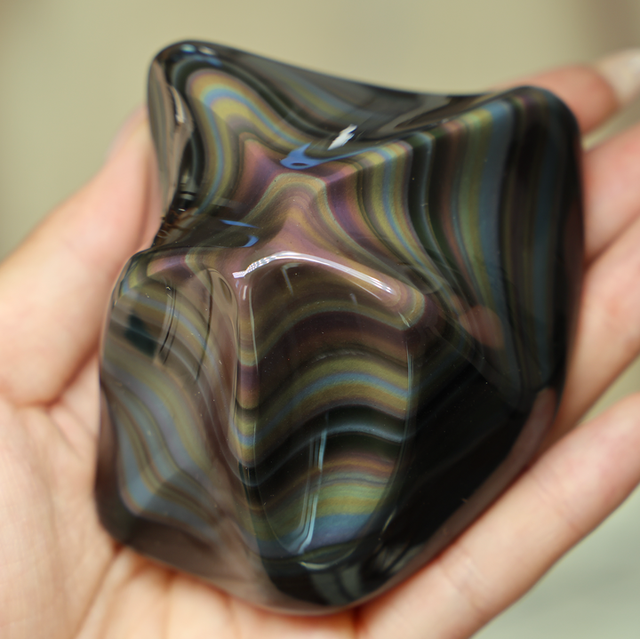 Highest Grade Rainbow Obsidian Free Form #2